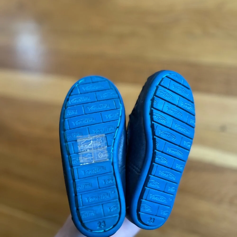 Venettini Navy and Royal Blue Kids loafers 7 23 Moccasins